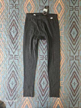 Men's Charcoal Thermal Heavy Weight Base Layer Pants